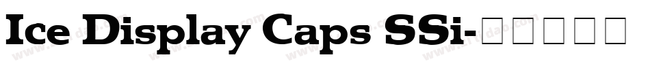 Ice Display Caps SSi字体转换